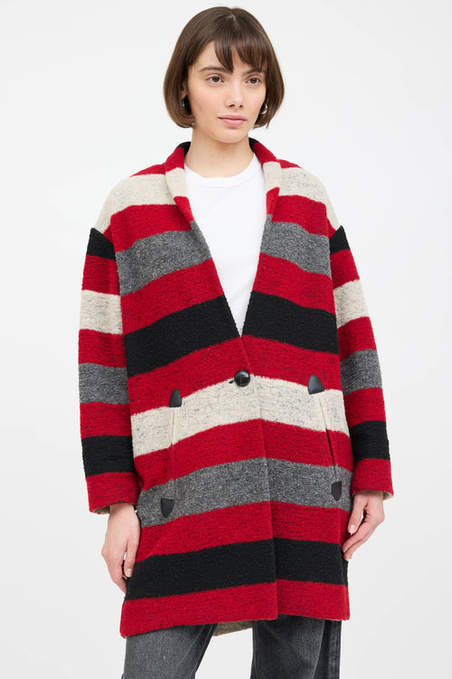 Isabel Marant Étoile Wool Striped Jacket