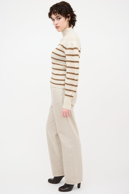 Isabel Marant Étoile Wool Striped Turtleneck Sweater