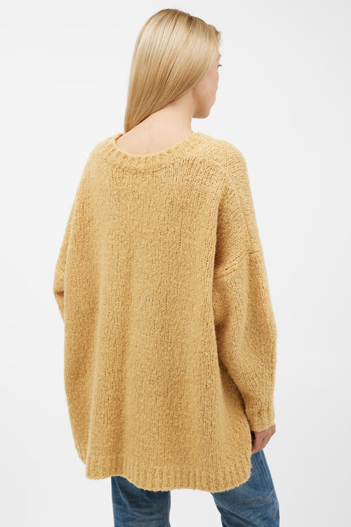 Isabel Marant Étoile Yellow Wool Knit Sweater