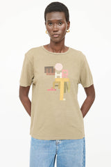 Isabel Marant Étoile Graphic Logo T-Shirt