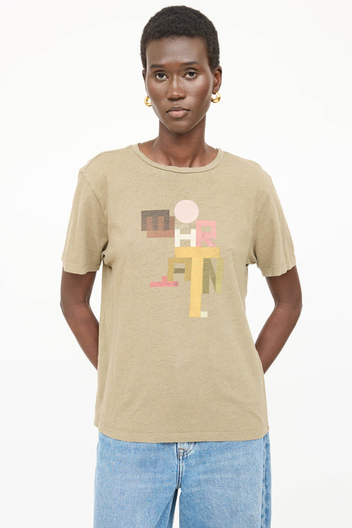 Isabel Marant Étoile Graphic Logo T-Shirt