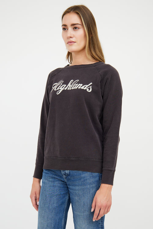 Isabel Marant Étoile Dark Grey Highlands Sweatshirt