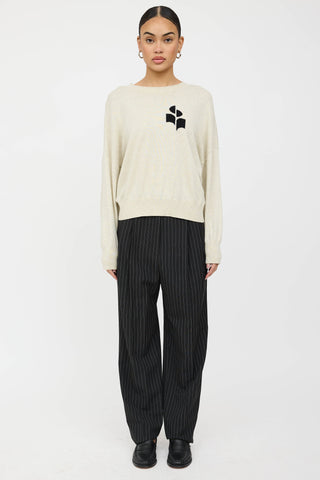 Isabel Marant Étoile Knit Logo Marisans Sweater