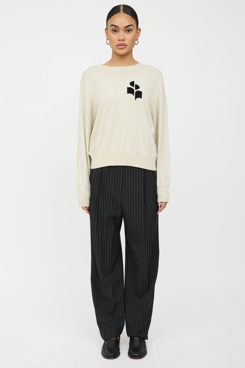 Isabel Marant Étoile Knit Logo Marisans Sweater