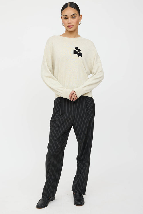 Isabel Marant Étoile Knit Logo Marisans Sweater
