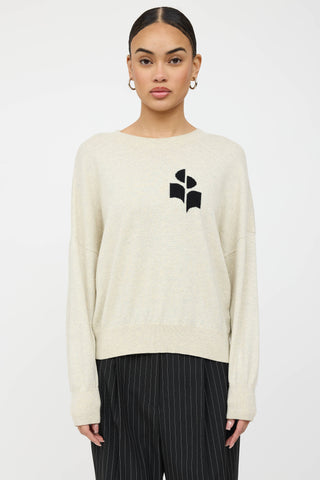 Isabel Marant Étoile Knit Logo Marisans Sweater
