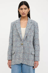 Isabel Marant Étoile Plaid Tweed Blazer