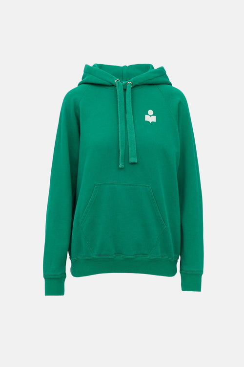 Isabel Marant Étoile Malibu Flocked Logo Hoodie