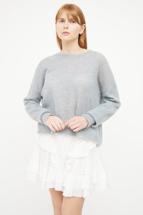 Isabel Marant Étoile Blue Multi Coloured Mohair Sweater