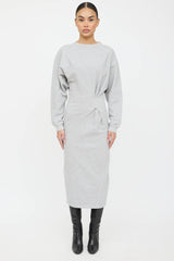 Isabel Marant Étoile Meg Gathered Sweatshirt Dress