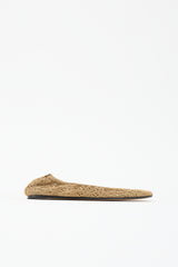 Isabel Marant Knit Metallic Ballet Flat