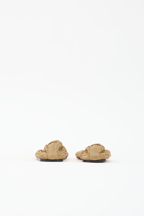Isabel Marant Knit Metallic Ballet Flat