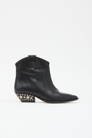 Isabel Marant Leather Dawyna Ankle Boot