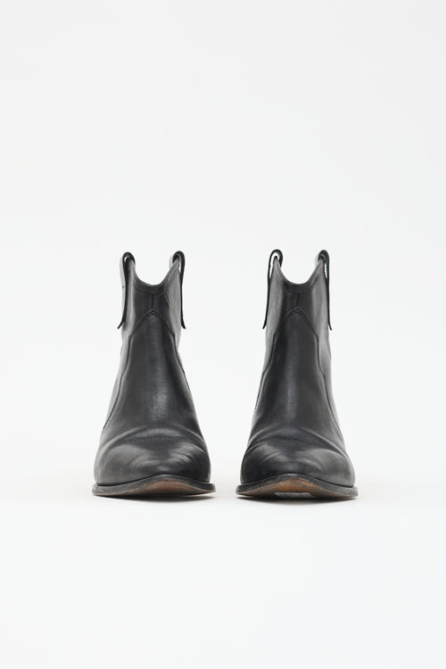 Isabel Marant Leather Dawyna Ankle Boot