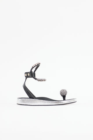 Isabel Marant Leather Ecly Sandal