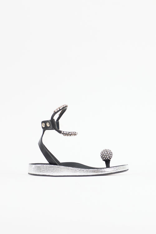 Isabel Marant Leather Ecly Sandal