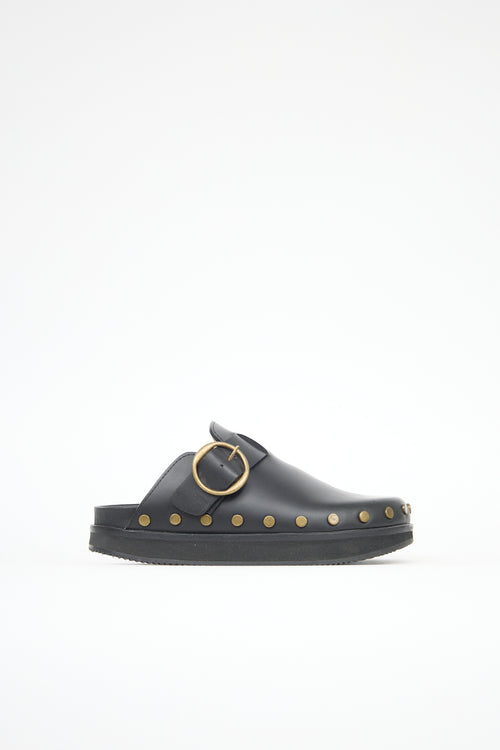 Isabel Marant Leather Mirst Studded Mule