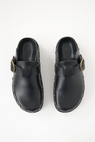 Isabel Marant Leather Mirst Studded Mule