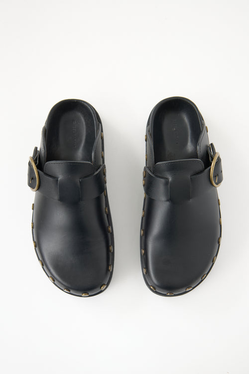 Isabel Marant Leather Mirst Studded Mule