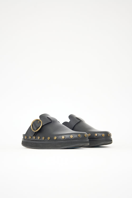 Isabel Marant Leather Mirst Studded Mule
