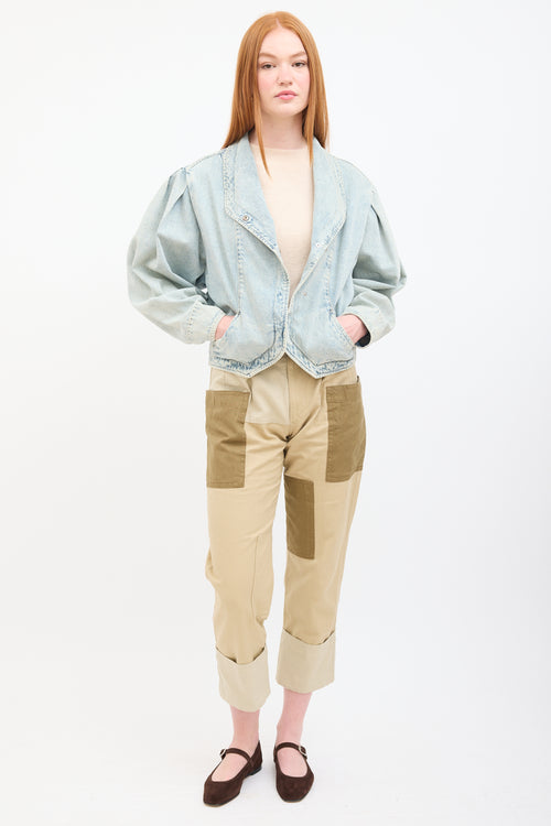 Isabel Marant Light Wash Denim Pauline Jacket