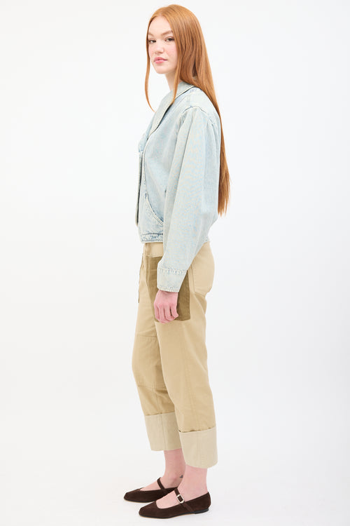 Isabel Marant Light Wash Denim Pauline Jacket