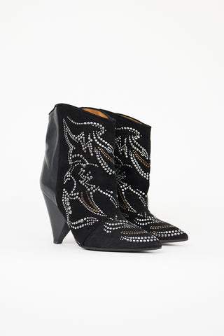 Isabel Marant Suede Memphis Studded Boot