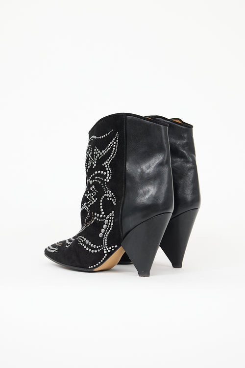 Isabel Marant Suede Memphis Studded Boot