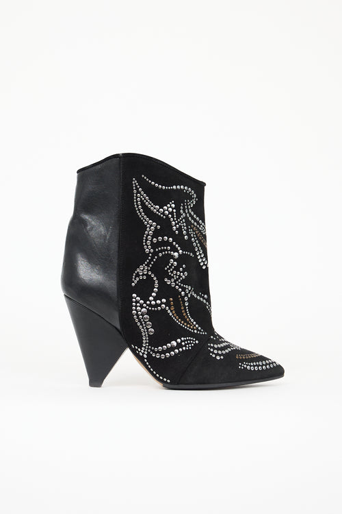 Isabel Marant Suede Memphis Studded Boot