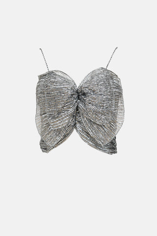 Isabel Marant Metallic Ruched Top