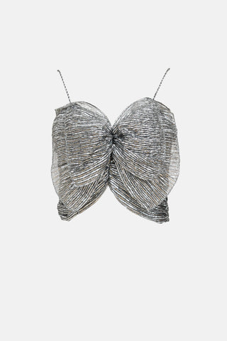 Isabel Marant Metallic Ruched Top