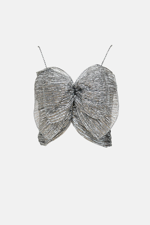 Isabel Marant Metallic Ruched Top