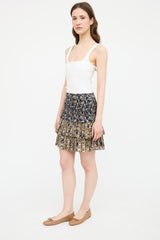 Isabel Marant Étoile Printed Smocked Skirt