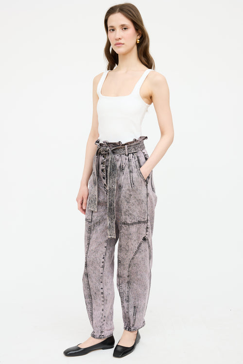 Ulla Johnson Belted Tapered Pant