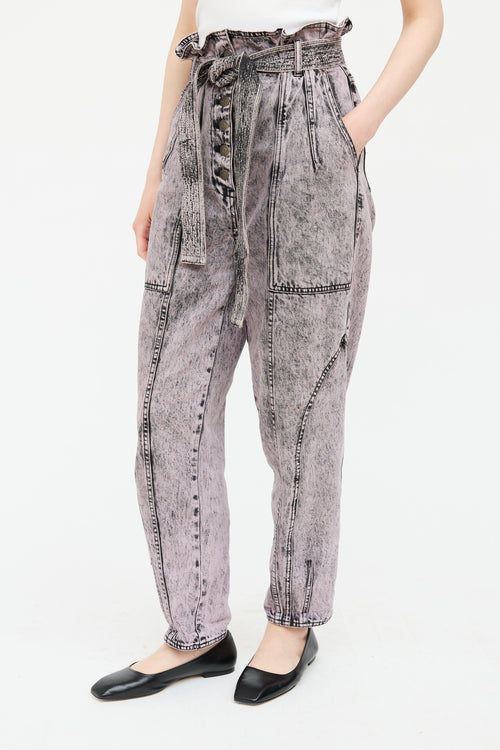 Ulla Johnson Belted Tapered Pant