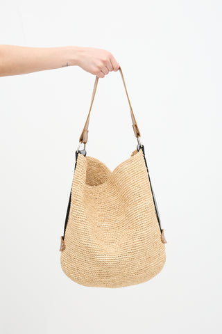 Isabel Marant Raffia Bayia Tote Bag