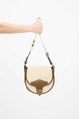Isabel Marant Raffia Botsy Satchel Bag