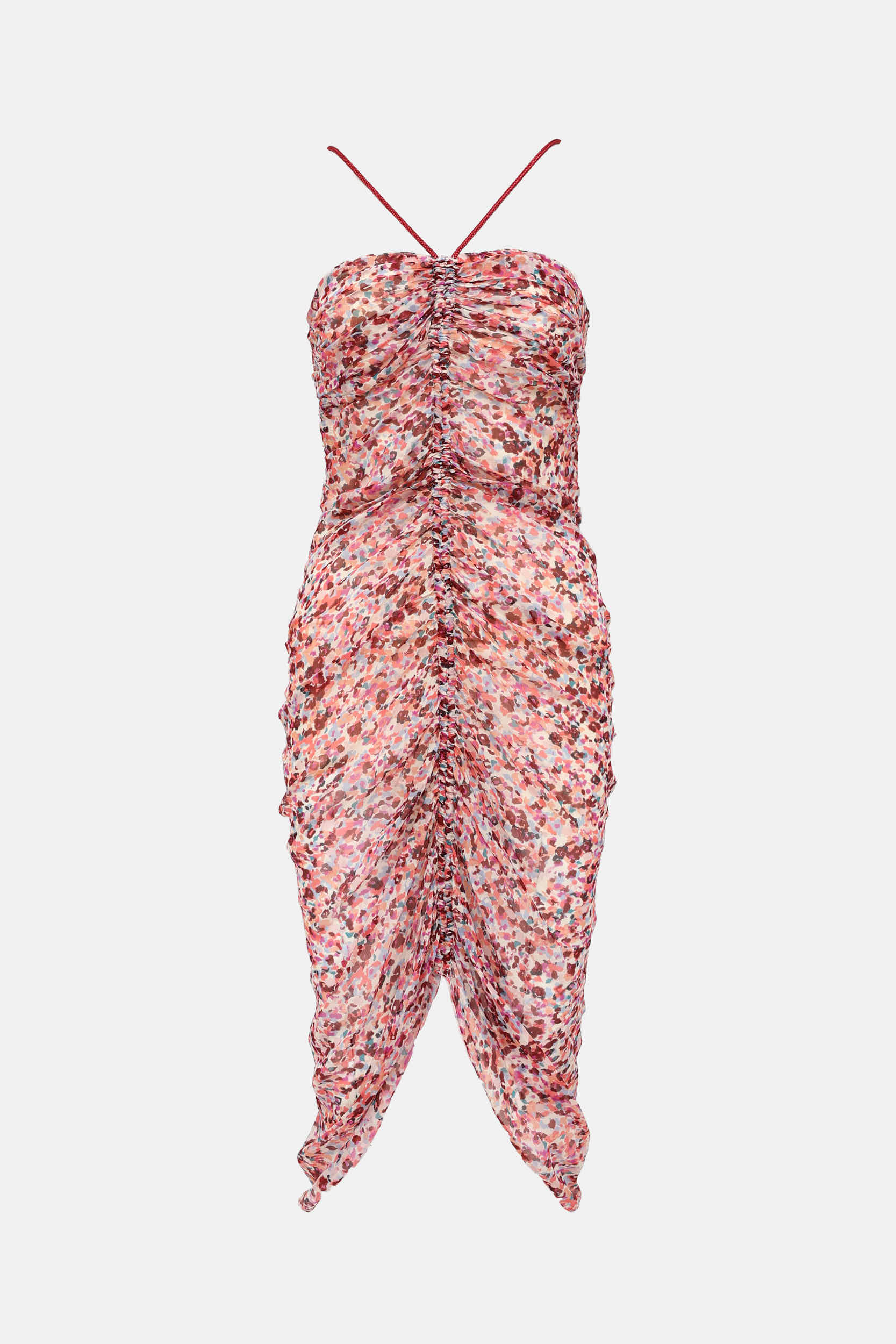 isabel marant halter dress Isabel Marant "rafael" halter neck maxi dress