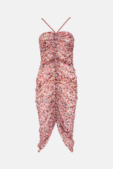 Isabel Marant Étoile Patterned Ruched Halter Dress