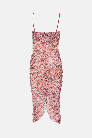 Isabel Marant Étoile Patterned Ruched Halter Dress