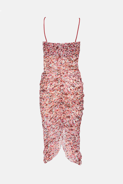 Isabel Marant Étoile Patterned Ruched Halter Dress