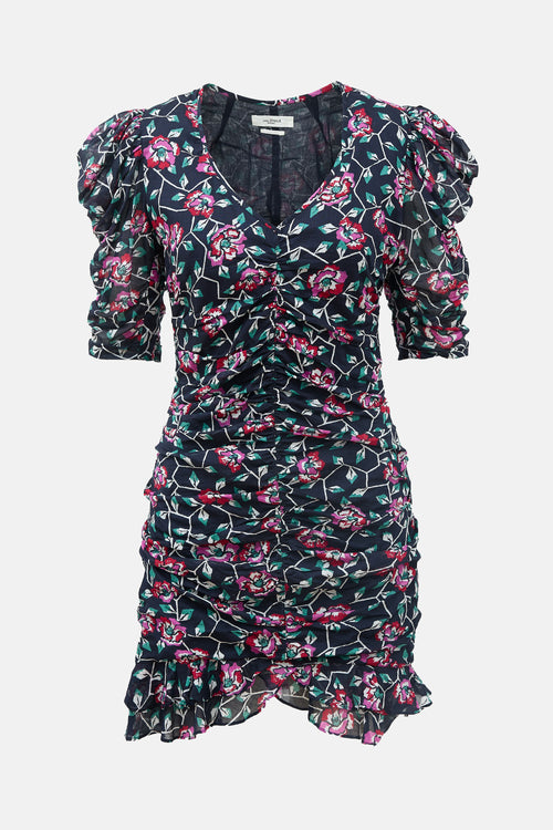 Isabel Marant Étoile Floral Sireny Ruched Dress