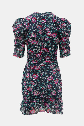 Isabel Marant Étoile Floral Sireny Ruched Dress