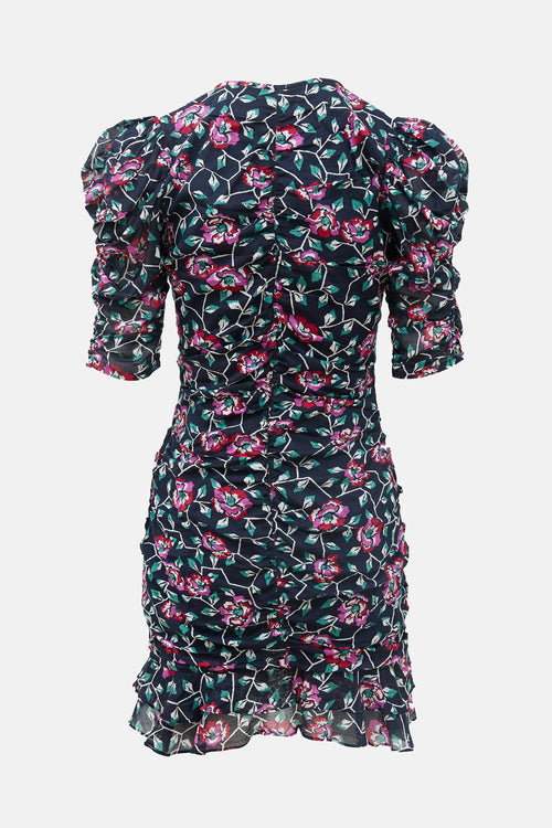Isabel Marant Étoile Floral Sireny Ruched Dress