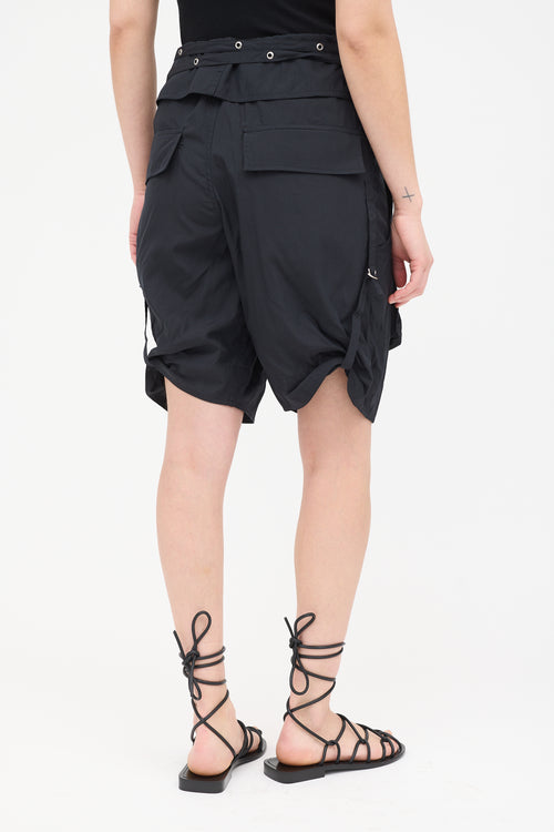Isabel Marant SS 2024 Nylon Heidi Cargo Shorts