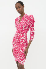 Isabel Marant Silk Printed Celina Dress