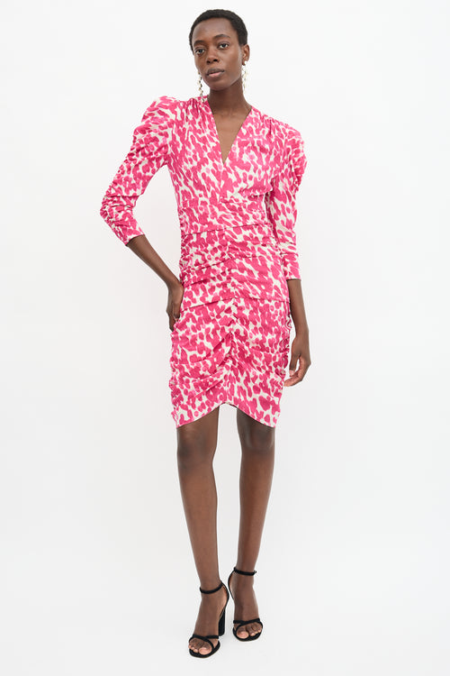 Isabel Marant Silk Ruched Celina Dress