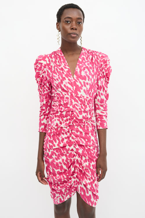 Isabel Marant Silk Ruched Celina Dress