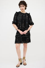 Isabel Marant Silk Sequin Embellished Blouse