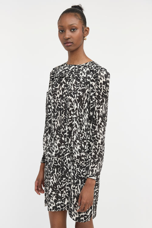 Isabel Marant Silk Sheer Printed Dress